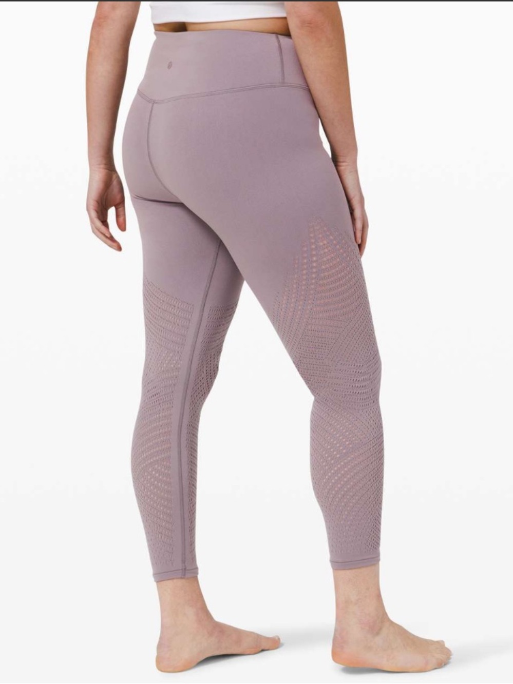 Lululemon Reveal 7/8 tights size 10, Lunar Rock color